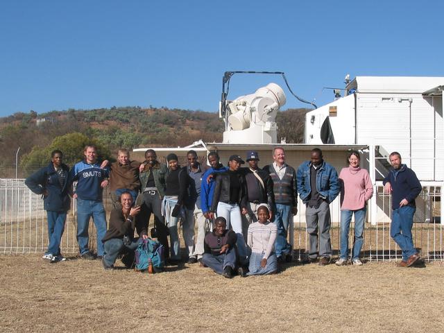 students and lecturers at SLR